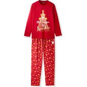Gs Store Galatasaray Erkek Yeni Yıl Pijama Takım E252297 - Sarı - Kırmızı - XS