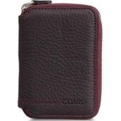 Guard P796 Bordo Fermuarlı Hakiki Deri Mini Cüzdan Erkek