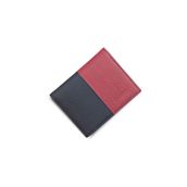 Guard T880 Mat Lacivert/Kırmızı Deri Erkek Cüzdanı