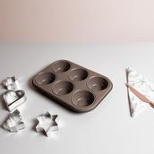 Guardini Guardini Anto 6’lı 27x18 cm Muffin Kalıbı