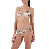 Guess Desenli Mikrofiber Yandan Bağlamalı String Bikini Altı Bayan BİKİNİ ALTI E02O21MC045 P06W