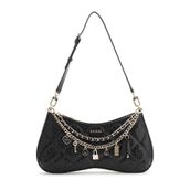 Guess HWGG9912180 BLA Libby Siyah Kadın Omuz Çantası