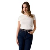 Guess W5gı04j1314j1314 Cn Ss Logo Lace Tee Kadın Tişört