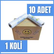 Gülenyüz Baskılı Manav Rulo - Orta Boy Rulo Poşet - 10 Adet