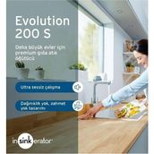 Gümrük Bey Insinkerator Evolution 200 S Çöp Öğütücü – Paslanmaz Çelik Öğütme Sistemi - Kırmızı