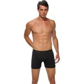 Gümüş 4018 Likralı 6 Adet Siyah Erkek Boxer