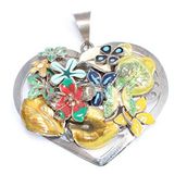 Gümüş 925 Ayar Kalp Kolye