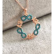 Gümüş Aşk Döngüsü Kolye