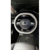 Gümüş Taşlı Direksiyon Kılıfı Peugeot Direksiyonlarına Özel Tasarım