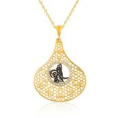 Gumush Gold Tuğra Bayan Gümüş Kolye