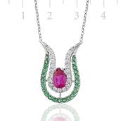 Gumush Lale Kadın Kolye