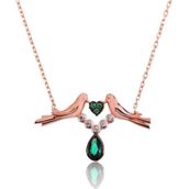 Gumush Sevgi Kuşu Kadın Kolye