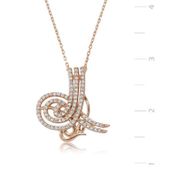 Gumush Tuğralı Kadın Kolye