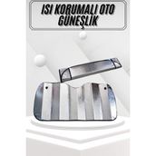 Güneşlik Koruyucu Lisinya Metalize Oto Araç Güneşliği Ön Cam İçin Pratik ve Kullanışlı Tasarım