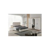 GuneyStore Ücretsiz Montaj - Nevada 6 Kapaklı Komple Mdf Yatak Odası Takımı