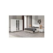 GuneyStore Ücretsiz Montaj Roma Komple MDF Yatak Odası Takımı