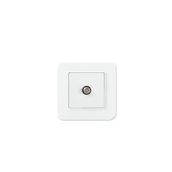 Günsan Elektrik 01379300-100172 Radius Tekli F Konnektörlü Fildişi Beyazı Uydu Priz