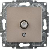 Günsan Elektrik Eqona Tekli Uydu Prizi Eko Mocha Mekanizma