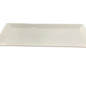Güral Porselen 34 cm Krem Düz Tabak