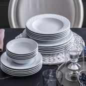Güral Porselen Alfa 12 Kişilik 60 Parça Yemek Takımı