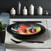 GÜRAL PORSELEN CAMELIA 6 PARÇA BONE PASTA TAKIMI - 2090