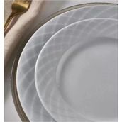 Güral Porselen Gönül Porselen Alfa Düz Beyaz Tabak 25 cm 6'lı - Belirtilmemiş
