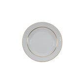 Güral Porselen Sedef Altın Fileli 6x19 cm Çukur Yemek Tabağı