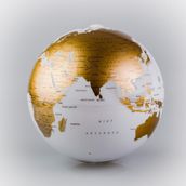 Gürbüz 42155 15 cm Altın-Gold Dönen Küre