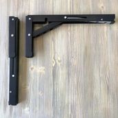 Gürçay Hırdavat Katlanır 30 cm 1 Takım Siyah Tekne Karavan Masa Ayağı