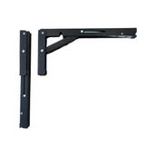Gürçay Hırdavat Katlanır 30 cm 1 Takım Siyah Tekne Karavan Masa Ayağı
