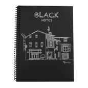 Gürmat 17x24 cm Spiralli 40 Yaprak Siyah Defter