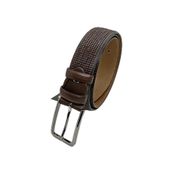 Gutiero Erkek%100 Hakiki Deri Kahverengi Klasik Kemer, 130 Cm, DK-110