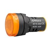 Gwest 22-110V-S 110V 22 mm Sarı Led'li Sinyal Lambası