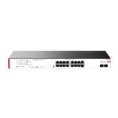 H3C 9801A5C3 BS218F-HP 16 Port Magic Gigabit 2-SFP 225 W Full PoE Yonetilemez Rack Mount Switch