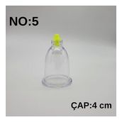 Hacamat & Masaj Kupası No:5 Silikon Tıpalı 100 adet