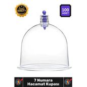 #Hacamat Profesyonel Hijyenik Pürüzsüz Kenar Vakumlu Steril Kalite 7 Numara Hacamat Kupası 100 Adet