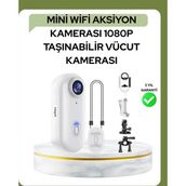 Hace Bazaar 1080P Wifi Spor Kamerası Su Geçirmez Mini Aksiyon Kamera