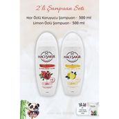 Hacı Şakir Nar 2'si 1 Arada 500 ml Şampuan+Limonlu 500 ml Rosie Şampuan