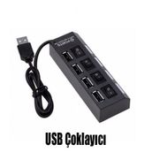 Hadron HD102 4 Port Anahtarlı USB Çoklayıcı