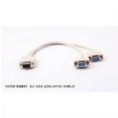 Hadron HD4026-4325 VGA 2'li Çoklayıcı Kablo