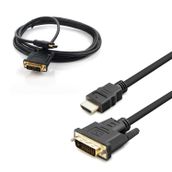 Hadron HDX-7752 Siyah 1.8 mt Dvi 24+1 To Hdmi Kablo