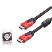 Hadron HDX2002 5 mt Kırmızı Plastik HDMI Kablo