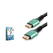 Hadron HDX2045 8K 60Hz 3D HSR V2.1 3 mt Siyah-Yeşil HDMI Kablo