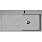 Hafele Novara Plus01 1000x510 mm Fırçalı Sol Eviye