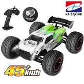 Haiboxing 1/16 Destroyer 45+ Km/h Sürat RTR Elektrikli 4WD Fırçasız Truck Yeşil Uzaktan Kumandalı Model Araba