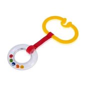 Hakay Çıngıraklı Puset Halkası - Sarı Oval