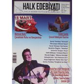Halk Edebiyatı Dergisi Sayı: 23 Mart-Nisan 2018