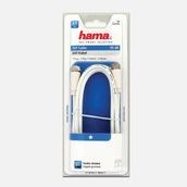 Hama 1.5 mt F Fiş - F Fiş Beyaz 90DB Sat Kablosu