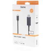 Hama USB-C Plug HDMI Plug Ultra-HD Görüntü Kablosu