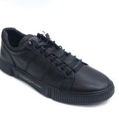 Hammer Jack 10220250 Basel Siyah Günlük Erkek Deri Ayakkabı